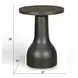 Saddlewood Coffee Bean Round Accent Table