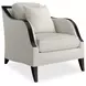 Pitch Perfect creame Upholstered Accent Chair with Pillow