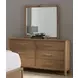 Nordhaven Clear Maple Rectangular Dresser Landscape Mirror