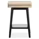 Craftsman Ridge Driftwood and Black Rectangular Lift Top Occassional Table Set