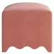 Lowry Dusty Rose Square Ottoman