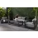 Ornelle Lanikai Salt and Pepper 89" Performance Fabric Outdoor Sofa