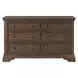 Olivia Rosewood 6 Drawer Dresser