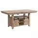 Highland Sandwash 72" Extendable Rectangular Counter Height Table