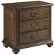 Commonwealth Medium Stain Upholstered Panel Bedroom Set