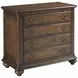Commonwealth Medium Stain Upholstered Panel Bedroom Set