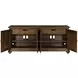 Commonwealth Morton Medium Stain 76" Entertainment Console with 4 Doors