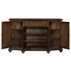 Byron Rich Hazelnut Extendable Round Dining Room Set
