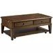Commonwealth Washburn Medium Stain Rectangular Cocktail Table