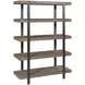 Sandler Gray Bookshelf with 4 Shelves
