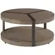 Sandler Gray Round Cocktail Table