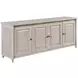 Domaine Beige 74" Entertainment Console with 4 Doors