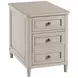 Domaine Beige 3 Drawer Chairside Chest