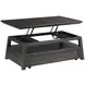 Bessemer Black Rectangular Lift Top Cocktail Table