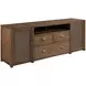 Foster Medium Stain 76" Entertainment Console with 2 Doors