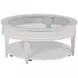 Structures White Round Coffee Table