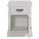 Structures White 1 Drawer Chairside Chest