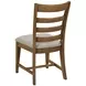 Kafe Brown Performance Fabric Dining Chair