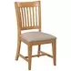 Kafe Cappuccino Performance Fabric Rake Back Dining Chair