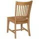Kafe Cappuccino Performance Fabric Rake Back Dining Chair