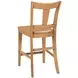 Kafe Cappuccino Performance Fabric Splat Back Counter Height Dining Chair