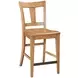 Kafe Cappuccino Performance Fabric Splat Back Counter Height Dining Chair