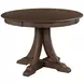 Kafe Mocha 44" Round Quad Dining Table