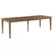 Kafe Latte 100" Extendable Rectangular Leg Dining Table