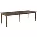 Kafe Mocha 100" Extendable Rectangular Leg Dining Table