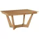 Kafe Cappuccino 60" Rectangular Trestle Dining Table