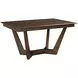 Kafe Mocha 60" Rectangular Trestle Dining Table