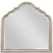 Vignette Creme Arched Serpentine Dresser Mirror