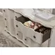 Helene Creme Breve 6 Drawer Dresser with Jewelry Tray