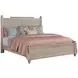 Sova Light Stain King Panel Bed