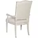 Daniella Creme Performance Fabric Arm Chair