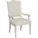 Daniella Creme Performance Fabric Arm Chair