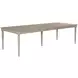 Cambric Creme Breve 128" Extendable Rectangular Dining Table