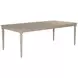 Cambric Creme Breve 128" Extendable Rectangular Dining Table