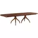 Meyers Medium Stain 122" Extendable Rectangular Dining Table