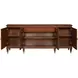 Andover Medium Stain 4 Door Breakfront Buffet
