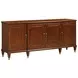 Andover Medium Stain 4 Door Breakfront Buffet