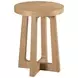 Archetype Light Caramel Round Accent Table