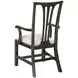 Nicholas Bridgetown Black and Heritage Maple Rectangular Extendable Dining Room Set