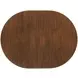 Bromefield Bridgetown Black and Heritage Maple Oval Extendable Dining Room Set