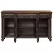 Nicholas Bridgetown Black and Heritage Maple Rectangular Extendable Dining Room Set
