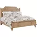 Randall Light Stain King Panel Bed