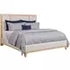 Kendall Ash King Upholstered Panel Bed