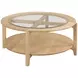 Newport Ash Round Occasional Table Set