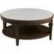 Giselle Sable And Nickel Faux Stone Top Occasional Table Set