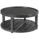 Oliver Hamilton Ebony Round Occasional Table Set